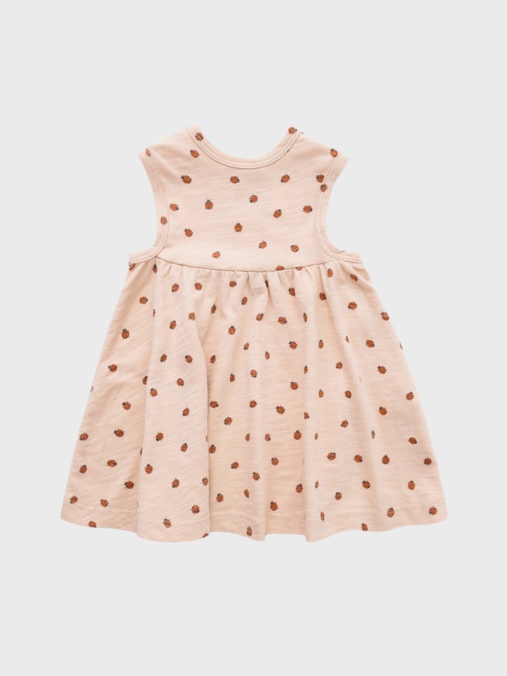 Rylee & Cru Girls Cream Polka Dot Sleeveless Cotton Dress - Picture 2 of 7